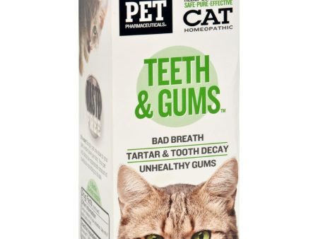 King Bio Homeopathic Natural Pet Cat - Teeth And Gums - 4 Oz Supply