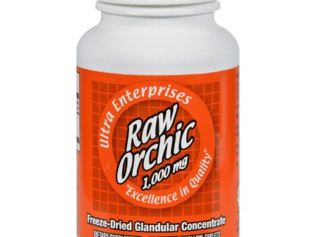 Ultra Glandulars Raw Orchic - 1000 Mg - 60 Tablets Hot on Sale