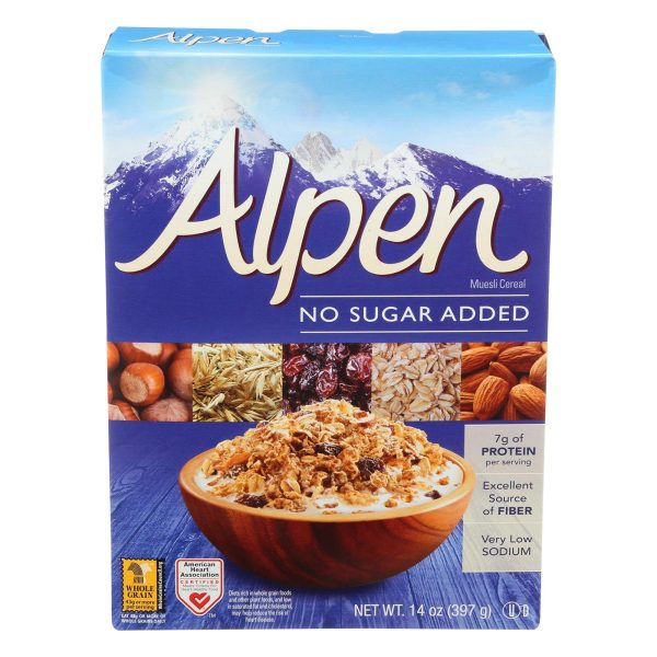 Alpen No Added Sugar Muesli Cereal - Case Of 1 - 14 Oz. For Sale