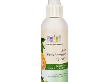 Aura Cacia Air Freshening Spritz Lime And Grapefruit - 6 Fl Oz Online Sale