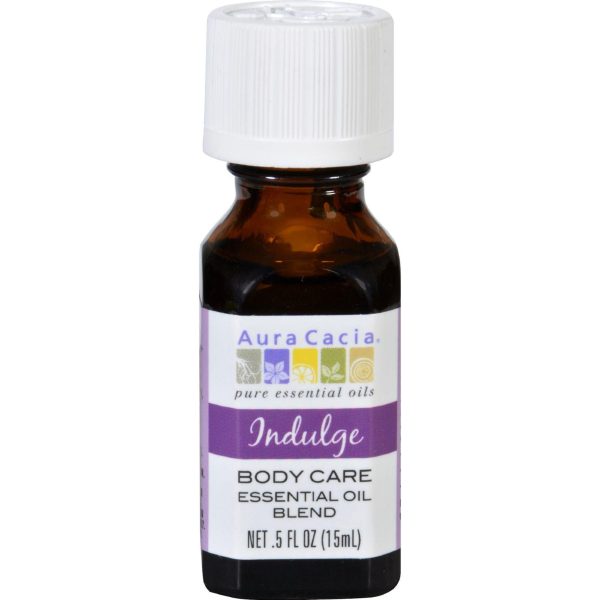 Aura Cacia Essential Oil Blend - Body - Indulge - .5 Oz on Sale