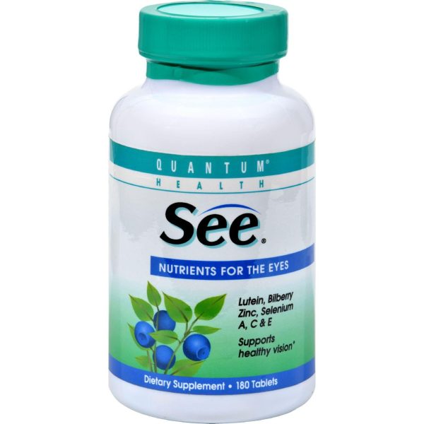 Quantum See Nutrients For The Eyes - 180 Tablets Supply