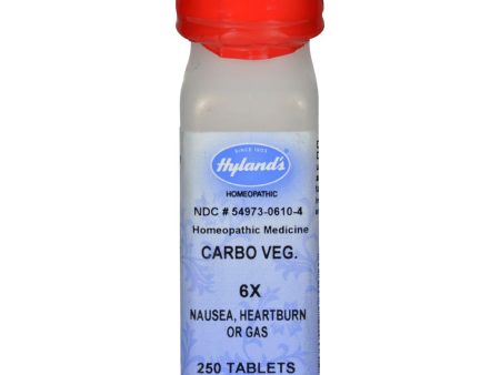 Hylands Homeopathic Carbo Vegetabilis 6x - 250 Tablets Cheap