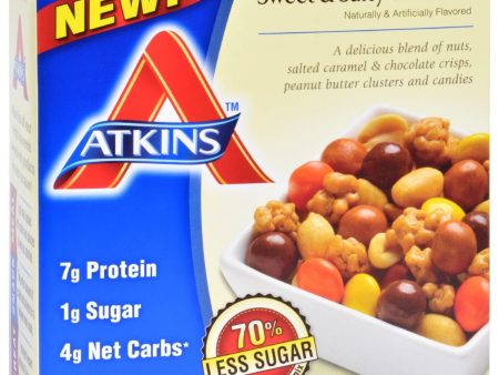 Atkins Trail Mix - Sweet And Salty - 1.34 Oz - 5 Count - Case Of 4 Hot on Sale