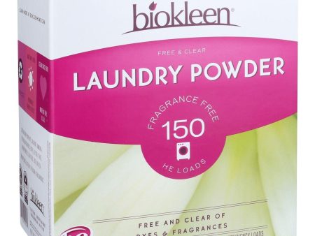 Biokleen Laundry Powder - Free And Clear - 10 Lb Online Hot Sale