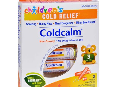 Boiron Children s Cold Calm Pellets - 2 Doses Online now