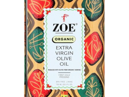 Zoe Olive Oil - Organic Extra Virgin - Case Of 6 - 25.5 Fl Oz. Online