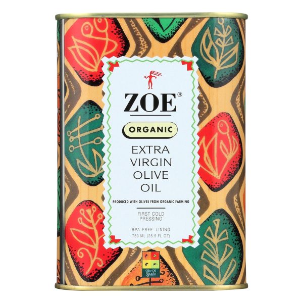 Zoe Olive Oil - Organic Extra Virgin - Case Of 6 - 25.5 Fl Oz. Online