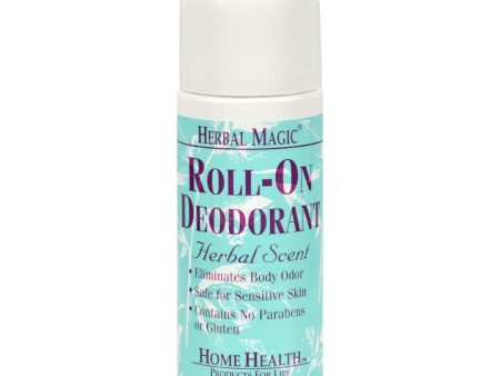 Home Health Roll-on Deodorant Herbal Scent - 3 Fl Oz Online Sale