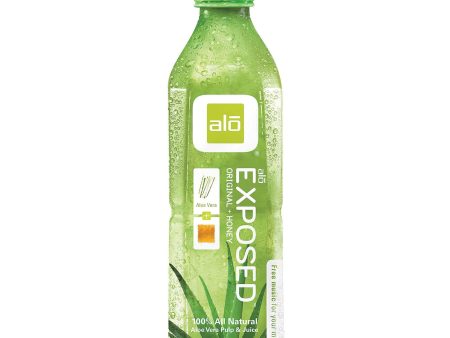 Alo Original Exposed Aloe Vera Juice Drink -  Original And Honey - Case Of 12 - 16.9 Fl Oz. Discount