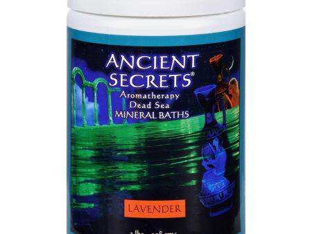 Ancient Secrets Aromatherapy Dead Sea Mineral Baths Lavender - 2 Lbs For Cheap