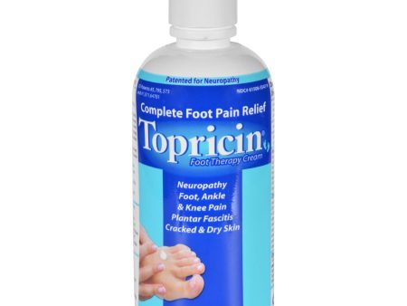 Topricin Foot Therapy Cream - 8 Oz For Discount