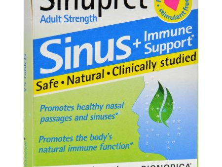 Sinupret Plus For Adults - 25 Tablets Online Hot Sale