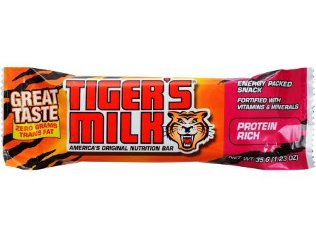 Tigers Milk Bar - Protein Rich - 1.23 Oz - Case Of 24 Sale