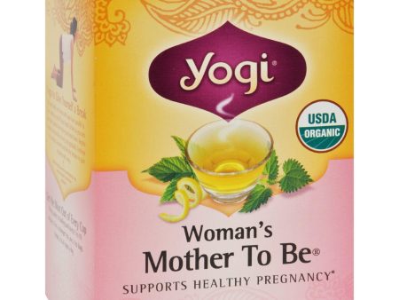 Yogi Organic Woman s Mother To Be Herbal Tea Caffeine Free - 16 Tea Bags - Case Of 6 on Sale