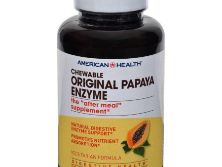 American Health Original Papaya Enzyme Chewable - 250 Tablets Supply