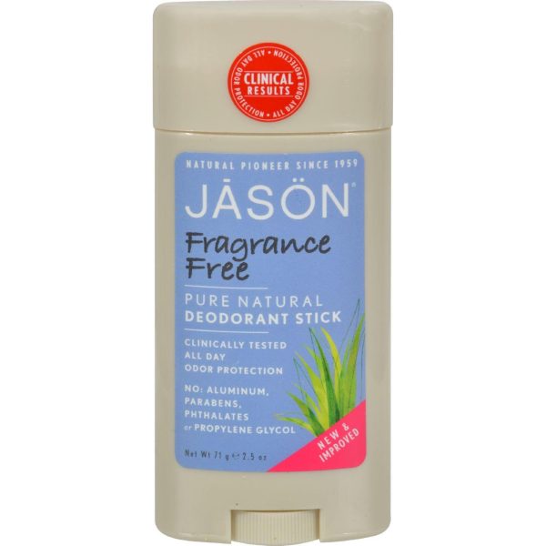 Jason Deodorant Stick Natural Fragrance Free - 2.5 Oz For Cheap