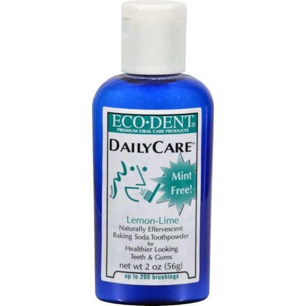 Eco-dent Toothpowder Daily Care - Lemon Lime - 2 Oz For Cheap