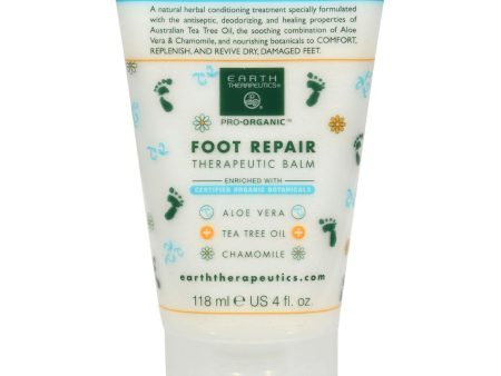 Earth Therapeutics Foot Repair Therapeutic Balm - 4 Oz Supply