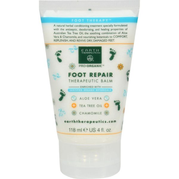 Earth Therapeutics Foot Repair Therapeutic Balm - 4 Oz Supply