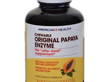 American Health Original Papaya Enzyme Chewable - 600 Tablets Sale