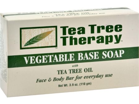 Tea Tree Therapy Vegetable Base Soap With Tea Tree Oil - 3.9 Oz Supply