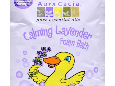 Aura Cacia Calming Foam Bath Lavender Essential Oil - Case Of 6 - 2.5 Oz For Cheap