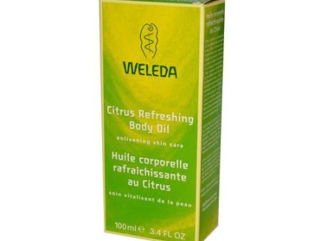 Weleda Refreshing Body Oil Citrus - 3.4 Fl Oz Fashion