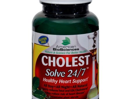 American Bio-sciences Cholest Solve 24-7 - 120 Tablets Supply