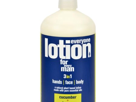 Eo Products Everyone Lotion - Men Cucumber And Lemon - 32 Oz Sale