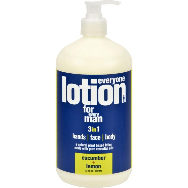 Eo Products Everyone Lotion - Men Cucumber And Lemon - 32 Oz Sale