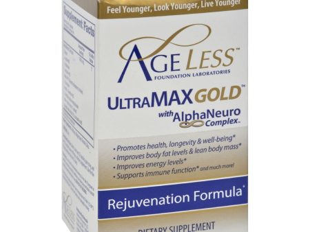 Ageless Foundation Ultramax Gold With Alphaneuro Complex - 90 Capsules Online Hot Sale