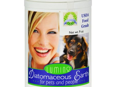 Lumino Home Diatomaceous Earth - Food Grade - Pets And People - 9 Oz Online Hot Sale