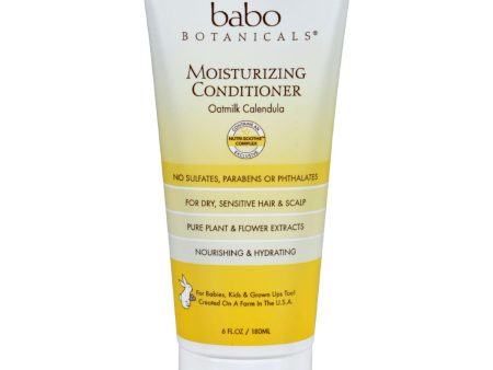 Babo Botanicals Conditioner - Moisturizing - Oatmilk - 6 Oz Online