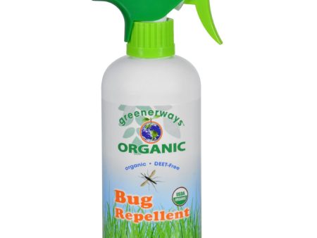 Greenerways Bug Repellent - Organic - Spray - 16 Oz For Discount