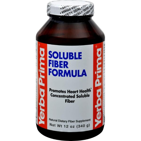 Yerba Prima Soluble Fiber Formula - 12 Oz For Sale