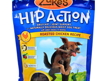 Zuke s Hip Action Dog Treats - Chicken Formula - Case Of 12 - 6 Oz Online now