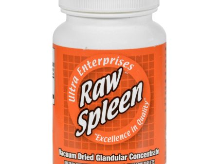 Ultra Glandulars Raw Spleen - 200 Mg - 60 Tablets Hot on Sale