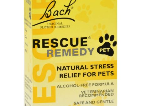 Bach Flower Remedies Rescue Remedy Stress Relief For Pets - 10 Ml Online now