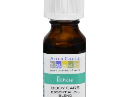 Aura Cacia Essential Oil Blend - Body - Renew - .5 Oz Sale