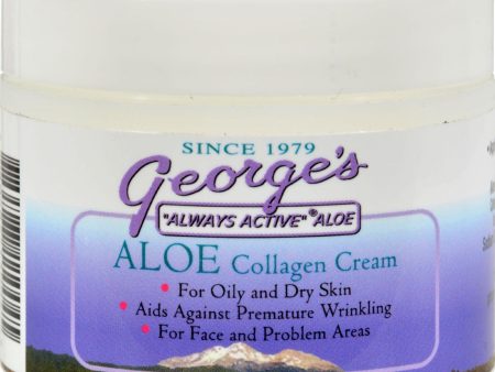 George s Aloe Vera Collagen Cream - 2 Oz Online