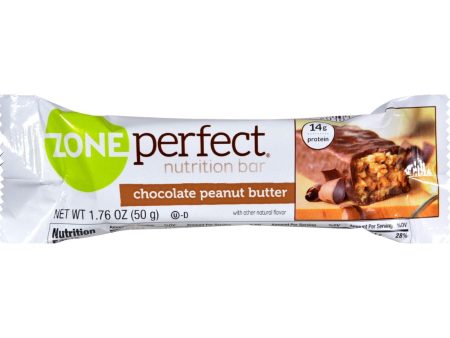 Zone Nutrition Bar - Chocolate Peanut Butter - Case Of 12 - 1.76 Oz Hot on Sale