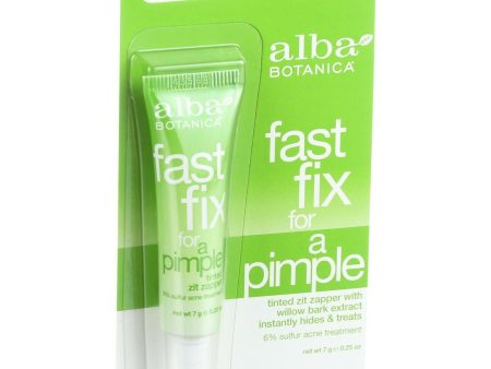 Alba Botanica Fast Fix For A Pimple - .25 Oz - Case Of 6 on Sale