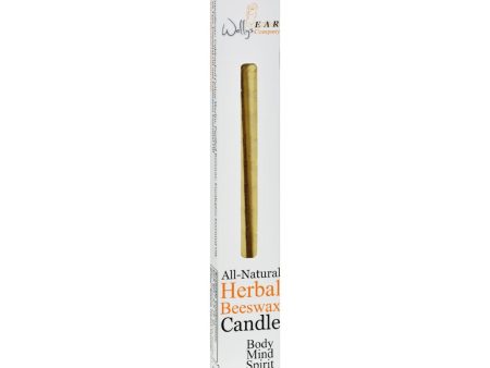 Wally s Natural Products Herbal Beeswax Candles - 2 Pk on Sale