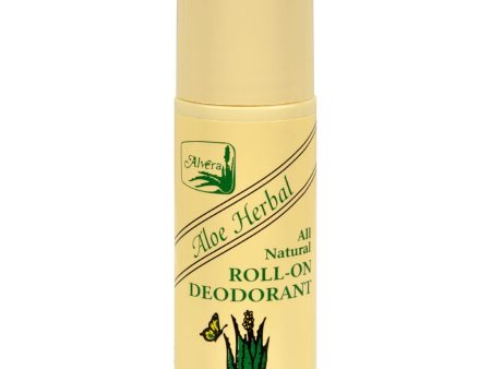 Alvera All Natural Roll-on Deodorant Aloe Herbal - 3 Fl Oz on Sale