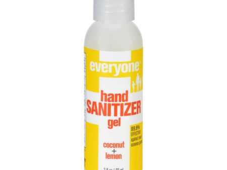 Eo Products Hand Sanitizer Gel - Everyone - Cocnt Lmn - Dsp - 2 Oz - 1 Case Supply